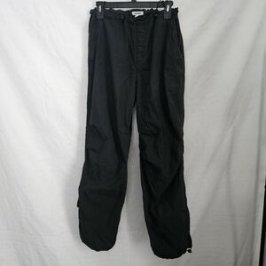 Womens Black Cargo Pants Size Large Grunge